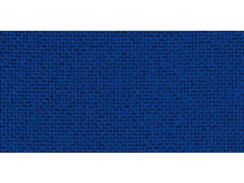 bezoekersstoel,4voeten ovale buis verchroomd,zitting stof blauw,rug PE