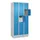 lockerkast,HxBxD 1950x900x500mm,3x5vakken,vak B 300mm,cil.-slot,sokkel