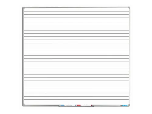 Gelinieerde Whitebord Magnetisch 100x200cm 8mm Muzieklijnen