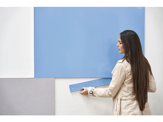 Tableau blanc Rocada Skincolour 100x150cm bleu laqué