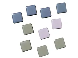Magneten Naga 25x25mm vierkantset a 10st. ass. super sterk