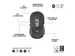 Logitech MK950 Toetsenbord Azerty FR Signature Slim en muis