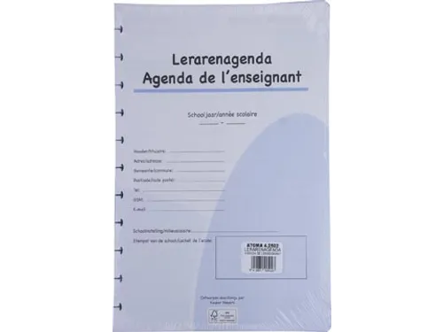 vulling voor lerarenagenda A4