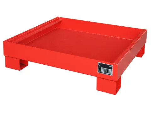 Opvangbak Staalplaat Hxbxd 220X900X800Mm Opvangvol. 68L Open Ral3000