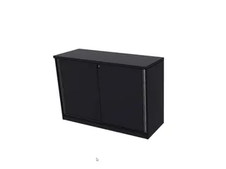 schuifdeurkast,HxBxD 825x1200x445mm,CC-zwart - 1