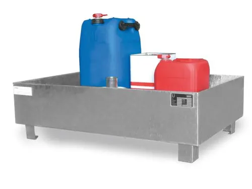 Opvangbak V. 2x 200l Vaten Opvangvol. 215l 360x 1200x 800mm Open