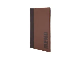 Menukaart Securit Trendy A5 2 tas bruin lederlook - 3