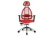 Siège De Bureau Pivotant Rouge Assise Hxlxp 430-520X480X500Mm Dossier