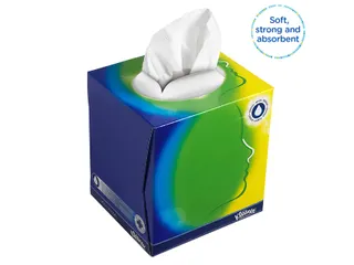 Facial tissues Kleenex kubus 3-laags 56stuks wit 8825 - 4