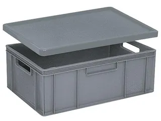 Stolpdeksel Voor Euronorm Stapelkrat Lxb 600X400Mm Grijs - 2