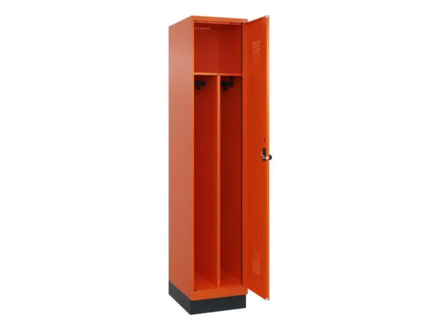 locker voor scheiding van kleding,HxBxD 1950x400x500mm,1vak