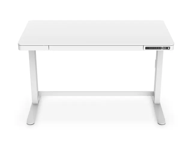 Elektrisch Verstelbaar Bureau 120x60cm USB Wit