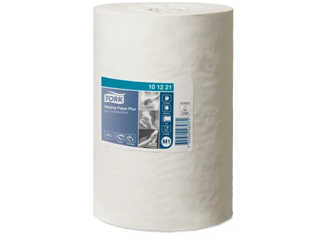 Poetsrol Tork M1 101221 2-laags 21.5x75m 11 Rollen Wit