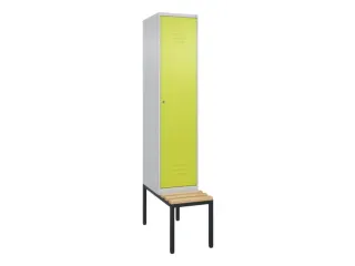 locker voor scheiding van kleding,HxBxD 2120x400x815mm,1vak - 1