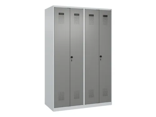 locker voor scheiding van kleding,HxBxD 1850x1200x500mm,4vak