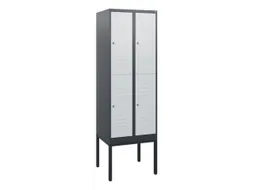 dubbeldekse locker,HxBxD 1950x600x500mm,2x2vak.,vak B 300mm