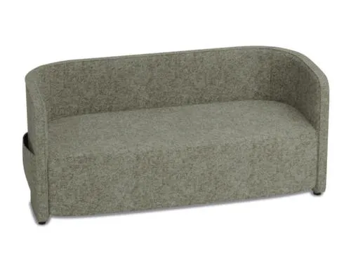 sofa,2-zits,stof lichtgrijs,HxBxD 760x1570x760mm,2zijvakken