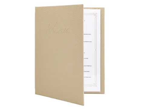 Menukaart Securit Signature A4 zand