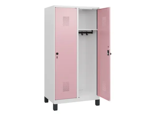 schoollocker,HxBxD 1630x800x500mm,2vak,vak B 400mm,draaigrendel,voeten