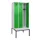 locker met bank,HxBxD 2120x900x815mm,3vak,vak B 300mm,draaigrendel