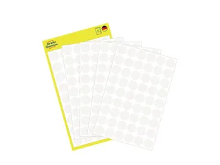 Etiket Avery Zweckform 3145 Rond Ø12mm Wit 270 Stuks - 1