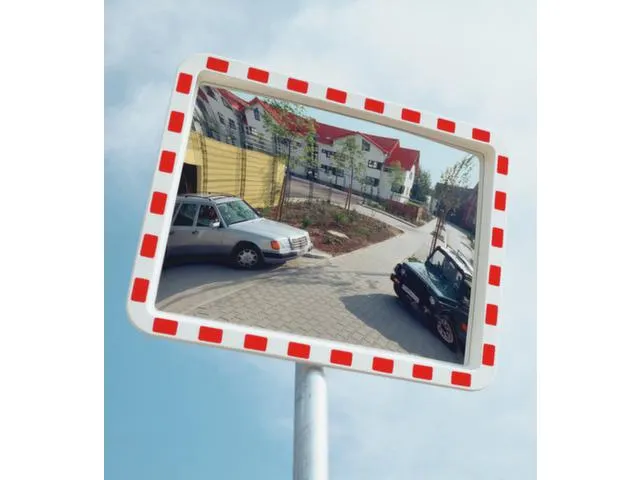 verkeersspiegel,HxB 1000x1200mm,max. zichtbreedte 22m