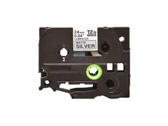 Neutral Labeltape P-touch TZe-M951 24mm Zwart op Zilver gelamineerd