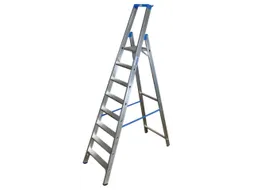 Ladder Aluminium Bordes H 1 90M 8Treden Incl. Bordes