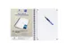 Collegeblok Oxford School Scribzee A4 23-Gaats Ruit 10Mm 80Vel Assorti
