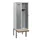 locker met bank,HxBxD 1950x600x815mm,2vak,vak B 300mm,draaigrendel