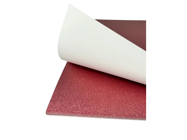 Glitterkarton Kangaro bordeaux 50x70cm pak à 10 vel