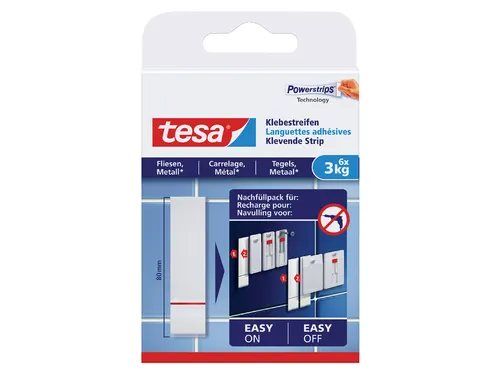 Dubbelzijdige powerstrip Tesa tegels en metaal 3kg