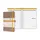 Weekagenda Linescape A5 2026 (EN) bruin Hardcover verticale indeling