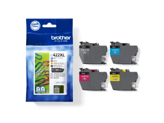 Brother LC-422XLVAL Inktcartridge Zwart + Kleur Voordeelpack - 3