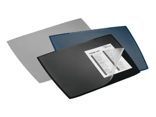 Schrijfonderlegger Artwork 590x470mm Met Transparante Cover PP Blauw - 4