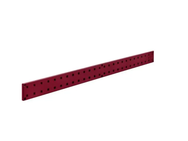 rail latéral à plaques perforées,HxlxP 76,2x990x13mm,acier,RAL3004