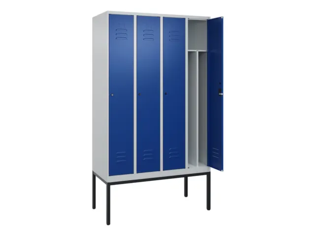 locker voor scheiding van kleding,HxBxD 2120x1200x500mm,4vak