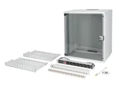 Digitus DN-49206-SET rack 12U Wandrek Serverkast Grijs