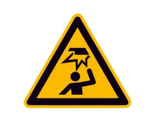 Waarschuwingsbord,V. Binnen/Buiten - 1