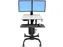 Workfit-C Sit-Stand Dual LCD Black.