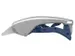 Veiligheidsmes Martor Secunorm 610 XDR trapezium 32mm met holster zilv