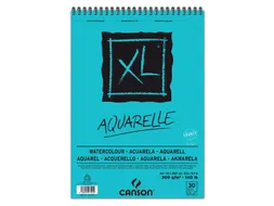 Aquarelblok Canson XL A4 30 vel 300gr spiraal