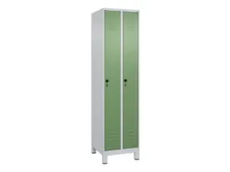 locker,HxBxD 1950x500x500mm,2vak,vak B 250mm,draaigrendel,voeten