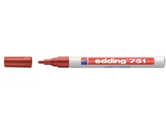 Viltstift Edding 751 Lakmarker Rond Rood 1-2mm