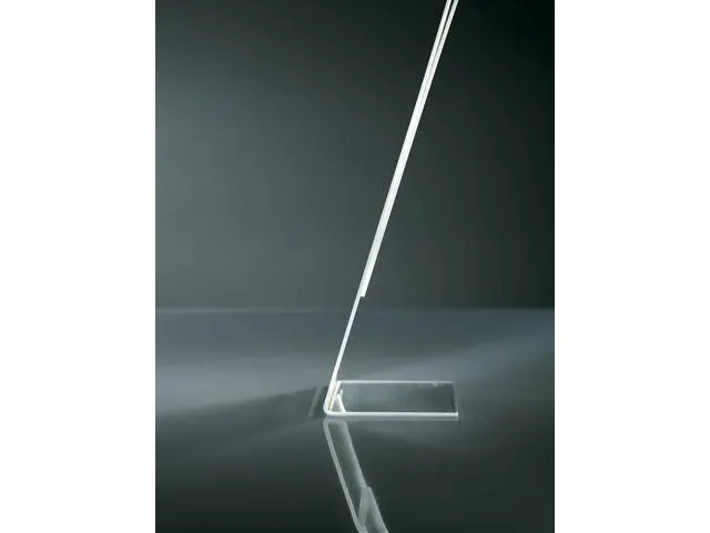 Tafelstandaard Sigel glashelder A4 schuin dwars