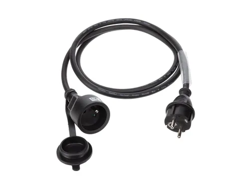 Rubber Verlengkabel Met Krimpkous 3g1.5 1.5 M Penaarde IP44