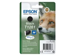 Inktcartridge Epson T1281 Zwart C13T12814012 - 1