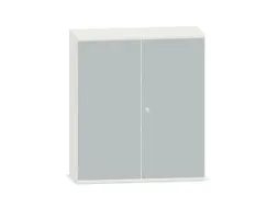 Kantoorkast 1150x1000x430mm Decor Romp Wit Decor Front Lichtgrijs