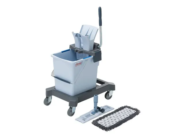 Vileda UltraSpeed Pro Starterkit Single bucket Mopwagen