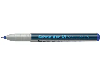 Universele marker Schneider Maxx 221 S non-permanent blauw - 3